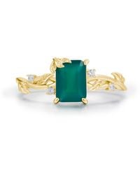 Azura Jewelry New York - Ring Of Earth Onyx Vermeil - Lyst