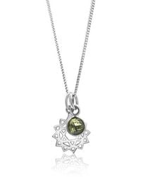 The Jewellery Store London - Heart Chakra/Anahata Chakra Charm Necklace - Lyst