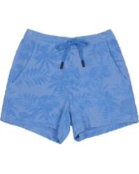 lords of harlech - Tess Drawstring Terry Toweling Short - Lyst