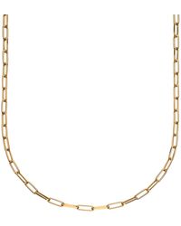 Lily Charmed - Plated Box Link Chain Necklace - Lyst