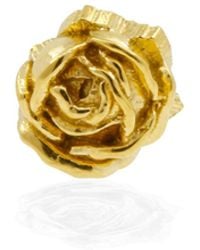Lee Renee - Rose Lapel Pin Gold - Lyst