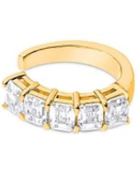 SALLY SKOUFIS - Hybrid Ear Cuff With Made Cz Diamond Stimulant - Lyst