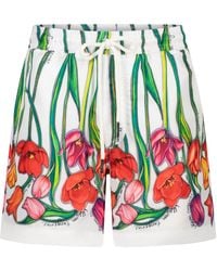 Maison Tangerine - Tulips Flower Swim Shorts - Lyst