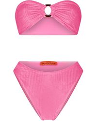 Maison Tangerine - Santorini Velvet Swimsuit Barbie Bikini - Lyst