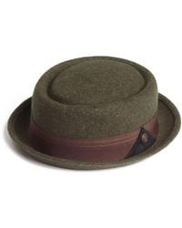 Dasmarca Hats - Quintin Moss Felt Oval Crown Porkpie Hat - Lyst