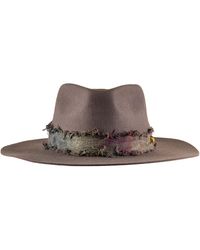 Shaded the Label - Pendower Slate Fedora Hat - Lyst
