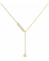 Pearl Code - Constellation-Filled Chain Necklace With Pendant Freshwater Pearls - Lyst