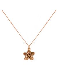 Lee Renee - Cherry Blossom Necklace – Rose Gold - Lyst