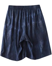 Soft Strokes Silk - Pure Mulberry Silk Tie Dye Printed Shorts - Lyst