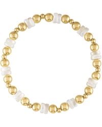 Olivia Le - Harper Pearl Heishi Bracelet - Lyst