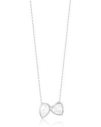 SHYMI - Two Stone Bezel-Set Necklace - Lyst
