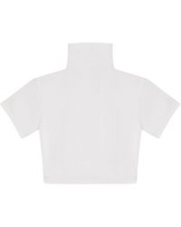 Úchè - Snake Print Cropped Turtleneck - Lyst