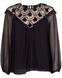 Rose & Nancy - Bea Sequin Blouse - Lyst