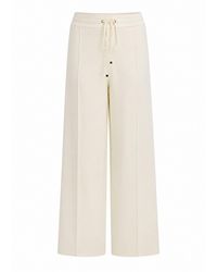 Exquise - Neutrals Drawstring Knitted Trousers – Ecru - Lyst