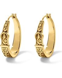 Déclarer - Victorian Buckle Hoops - Lyst