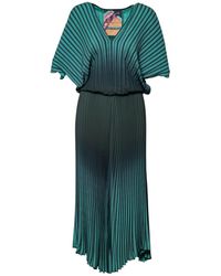ARTISTA - Vibe Pleated Midi Dress - Lyst