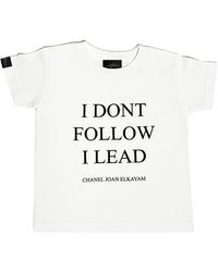 Chanel Joan Elkayam - I Don'T Follow I Lead T-Shirt - Lyst