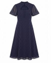 Lily and Lionel - Primrose Garden Polka Dot Print Midi Dress - Lyst