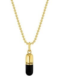 True Rocks - 18Kt-Plated & Small Pill Pendant - Lyst