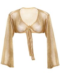 Paloma Lira - Shimmery Top - Lyst