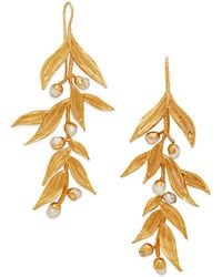 Dhwani Bansal - Isaro Chandelier Earrings With Baroque Pearls - Lyst
