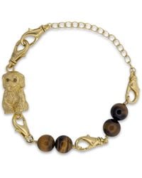 Frenvyrn - Puppy Convertible Tiger's Eye Bracelet Bag Charm Small - Lyst