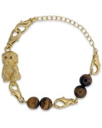 Frenvyrn - Puppy Convertible Tiger's Eye Bracelet Bag Charm Small - Lyst