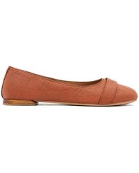 1 People Cape Town Ballerina Flats In Canela Brown