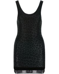 Úchè - Leopard Mini Dress - Lyst