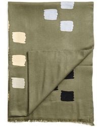 Variously - Sahara Silk Merino Hand Woven Hand Embroidered Scarf - Lyst
