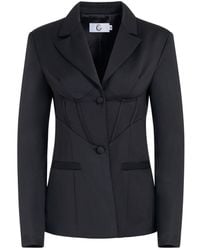 The Gt Atelier - Corset Tailored Blazer - Lyst