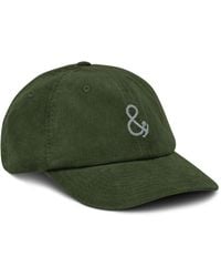 Anchor and Crew - Dark Ampersand Signature Embroidered Corduroy Cap - Lyst