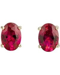 Juvetti - Ovo Earrings Set With Ruby - Lyst
