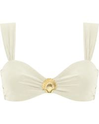Adriana Pappas Designs - Jolie Top Oatmilk - Lyst