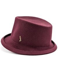 DORIA 1905 - Negroamaro Wool Felt Hat - Lyst
