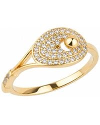 Spero London - Sterling Tennis Racket Ring - Lyst