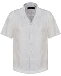DAVID WEJ - Washington Cuban Collar Paisley Shirt - Lyst