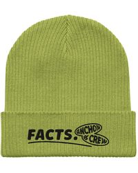 Anchor and Crew - Leaf Facts Gen. Organic Cotton Embroidered Beanie - Lyst