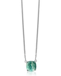 FV Jewellery - La Stele Amazonite Dome Necklace - Lyst