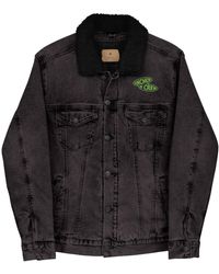 Anchor and Crew - Denim Explore Co. Sherpa Denim Embroidered Jacket - Lyst