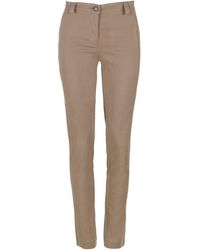 Conquista - Camel Fitted Full Length Pants - Lyst