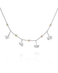 Far East Jewelry - Handcrafted & Crystal Autumn Sound Necklace - Lyst