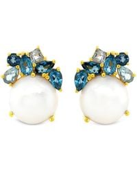 GEM BAZAAR - Water Ice Earrings - Lyst