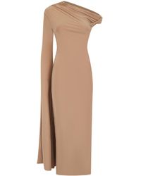 Celestine & Mae - Neutrals Begonia Midaxi Dress - Lyst