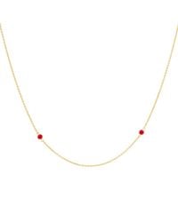 Lavani Jewels - Scorpion Goldplated Birthstone Chain - Lyst