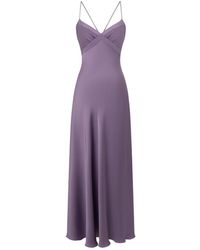 Sanctumum - Heliope Silk Slip Dress - Lyst