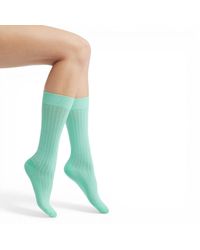 HIGH HEEL JUNGLE by KATHRYN EISMAN - Arcade Fine Knit Sock - Lyst