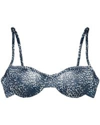 Blackbough Swim - Fiona Underwire Top Snow Leopard Jacquard - Lyst