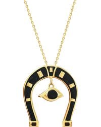 Nowart Jewelry - Horseshoe Eye Detailed Necklace - Lyst