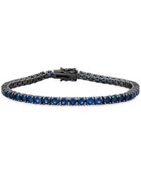 SALLY SKOUFIS - Rebel Bracelet With Made Sapphire - Lyst